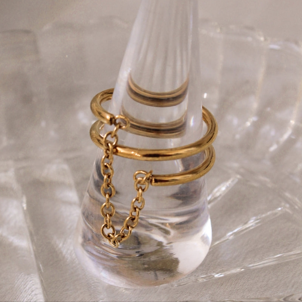 Spiral Gold Ring